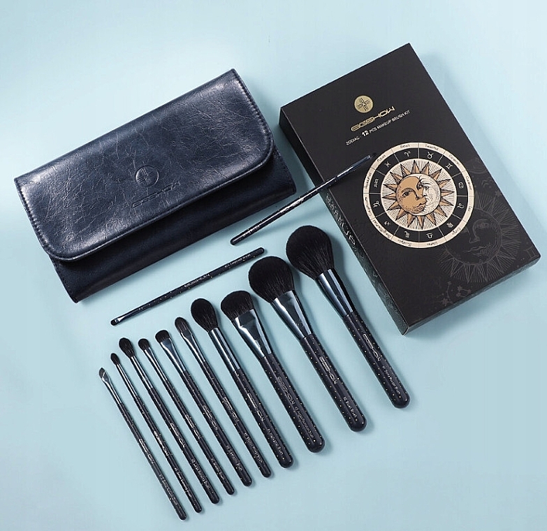 Makeup Brush Set, 12 pcs - Eigshow Beauty Zodiac Brush Set — photo N3