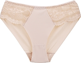 Fragrances, Perfumes, Cosmetics Invisible Panties with Lace, beige - Moraj