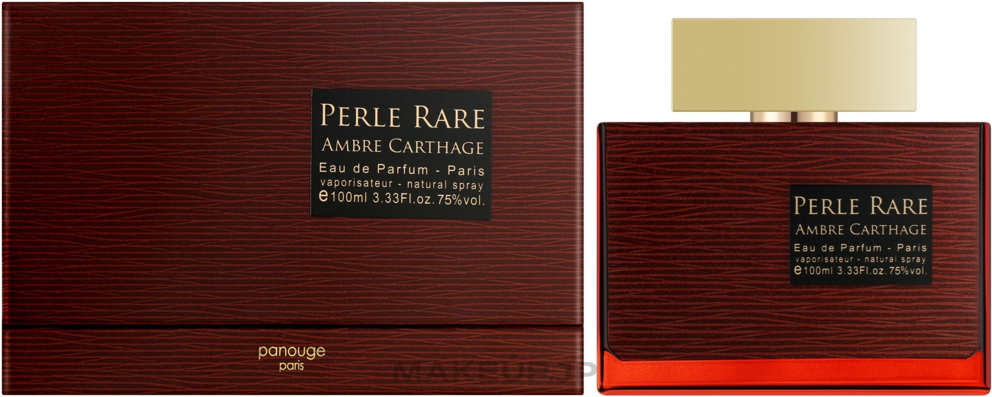 Panouge Perle Rare Ambre De Carthage - Eau de Parfum — photo 100 ml