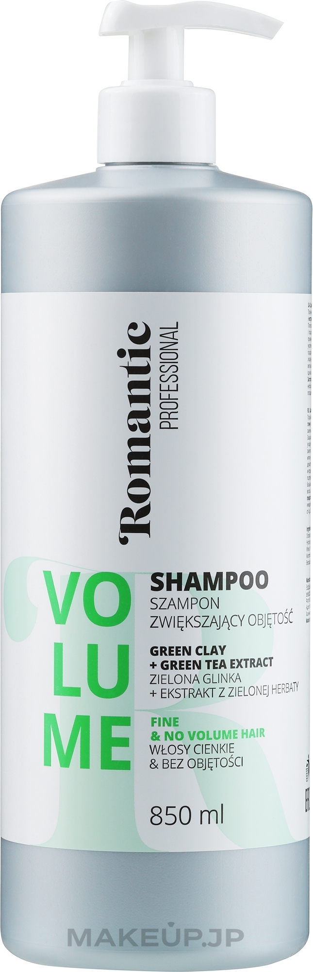 Thin Hair Shampoo - Romantic Professional Volume Shampoo  — photo 850 ml