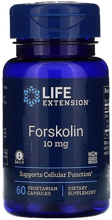 Dietary Supplement "Forskolin" - Life Extension Forskolin 10 mg — photo N1