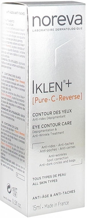 Eye Care Treatment - Noreva Laboratoires Iklen + Pure C Reverse Contour Eye — photo N8