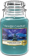 Scented Candle in Jar - Yankee Candle Winter Night Stars Jar Candle — photo N1