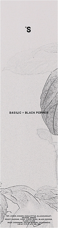 Basilic + Black Pepper Fragrance Diffuser - Sister's Aroma Basilic + Black Pepper — photo N4