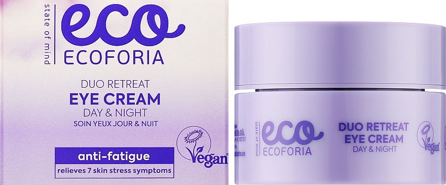 Eye Cream - Ecoforia Lavender Clouds Duo Retreat Eye Cream — photo N2