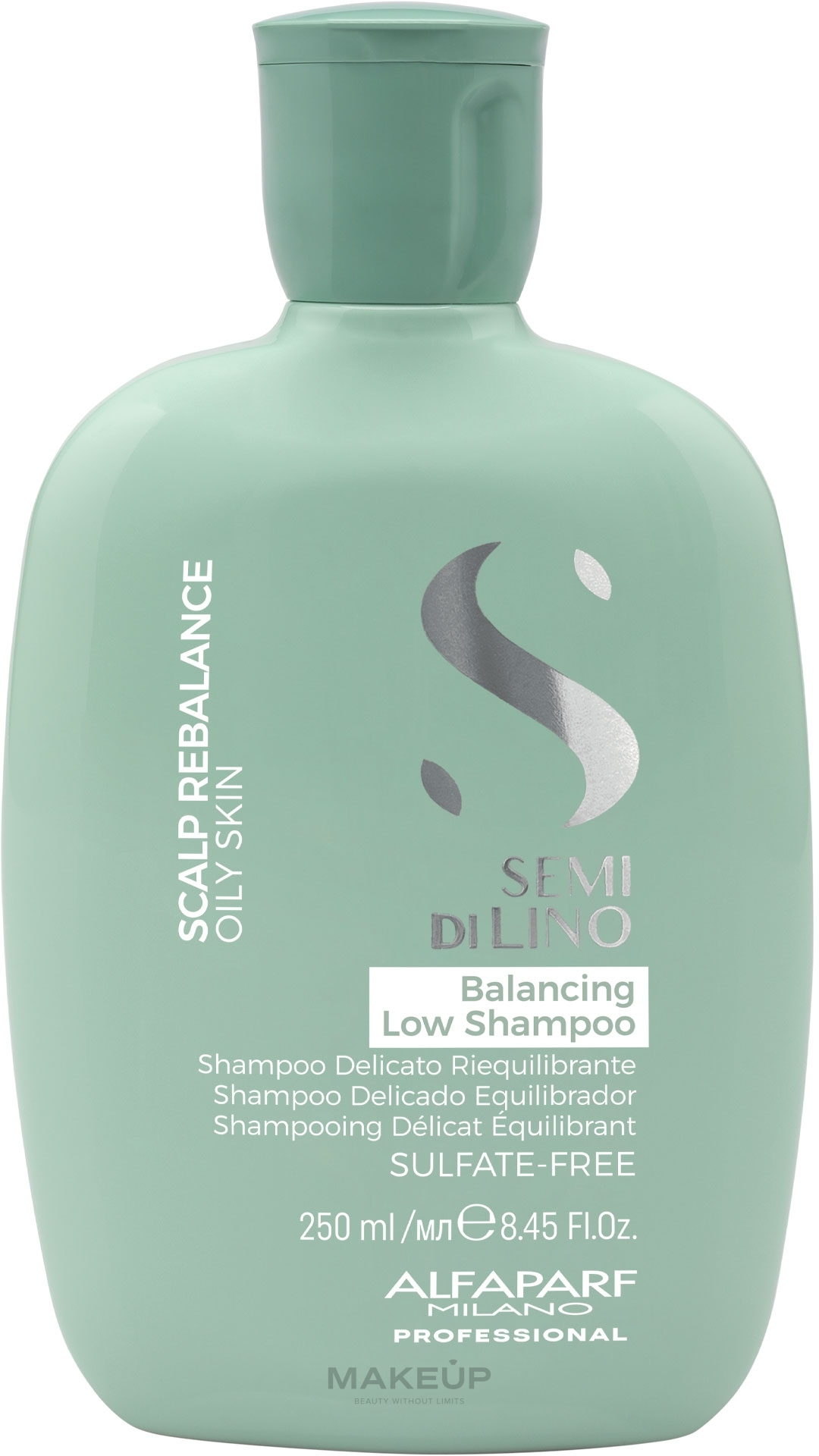 Oily Scalp Shampoo - Alfaparf Semi Di Lino Scalp Rebalance Balancing Low Shampoo — photo 250 ml