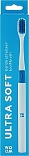 Toothbrush, ultra-soft, blue - Woom UltraClean Ultra Soft Toothbrush Blue — photo N2