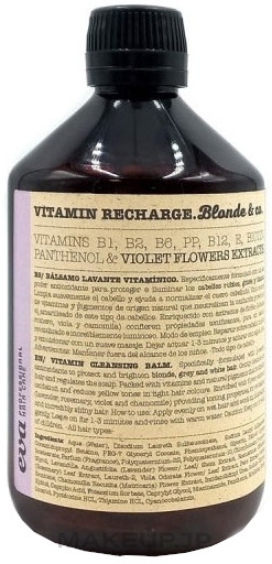 GIFT! Blonde Vitamin Shampoo - Eva Professional Vitamin Recharge Blonde — photo 500 ml