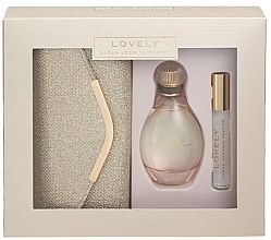 Fragrances, Perfumes, Cosmetics Sarah Jessica Parker Lovely - Set (edp/100ml+edp/10ml+clutch)