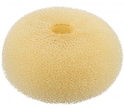 Hair Bun, round, light, 90 mm - Lussoni Hair Bun Ring Yellow — photo N1