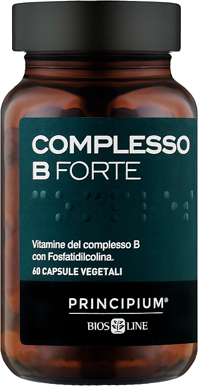 Vitamin B Forte Food Supplement - BiosLine Principium B Forte — photo N3