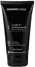 Fragrances, Perfumes, Cosmetics 1 Face Scrub for Men - Green People 1 Scrub It Exfoliator