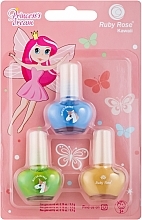 Fragrances, Perfumes, Cosmetics Kids Nail Polish Set, HB-K2109 - Ruby Rose Princess's Dream 