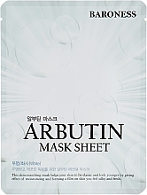 Fragrances, Perfumes, Cosmetics Arbutin Sheet Mask - Beauadd Baroness Mask Sheet Arbutin