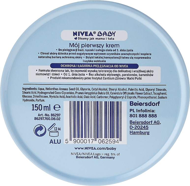 Baby Cream "My First Cream" - NIVEA Baby My First Cream — photo N8