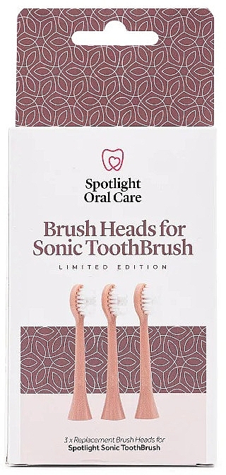 Electric Toothbrush Heads, rose gold - Spotlight Oral Care Sonic Head Replacements In Rose Gold — photo N2