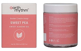 Cream Soap with Sweet Pea Oil - Earth Rhythm Sweet Pea Butter Cream Soap — photo N1