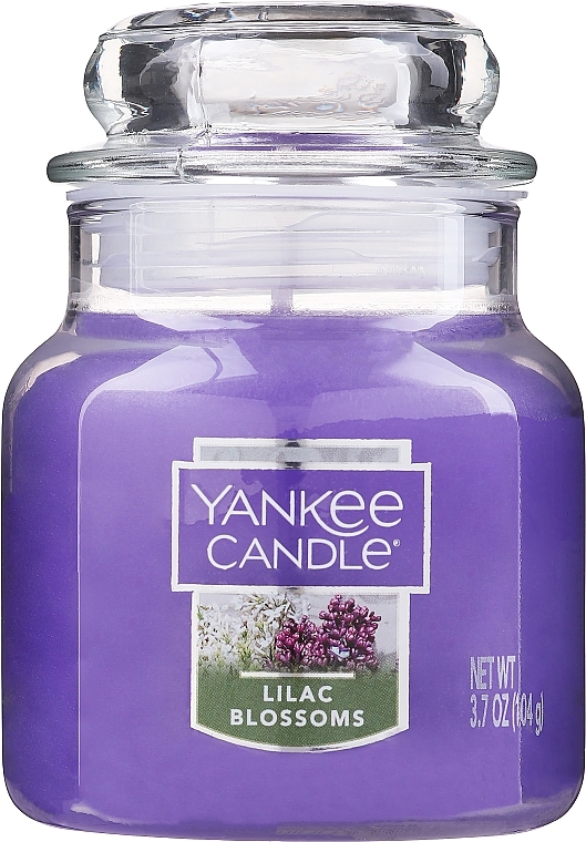 Scented Candle in Jar "Lilac Blossom" - Yankee Candle Lilac Blossoms — photo N1