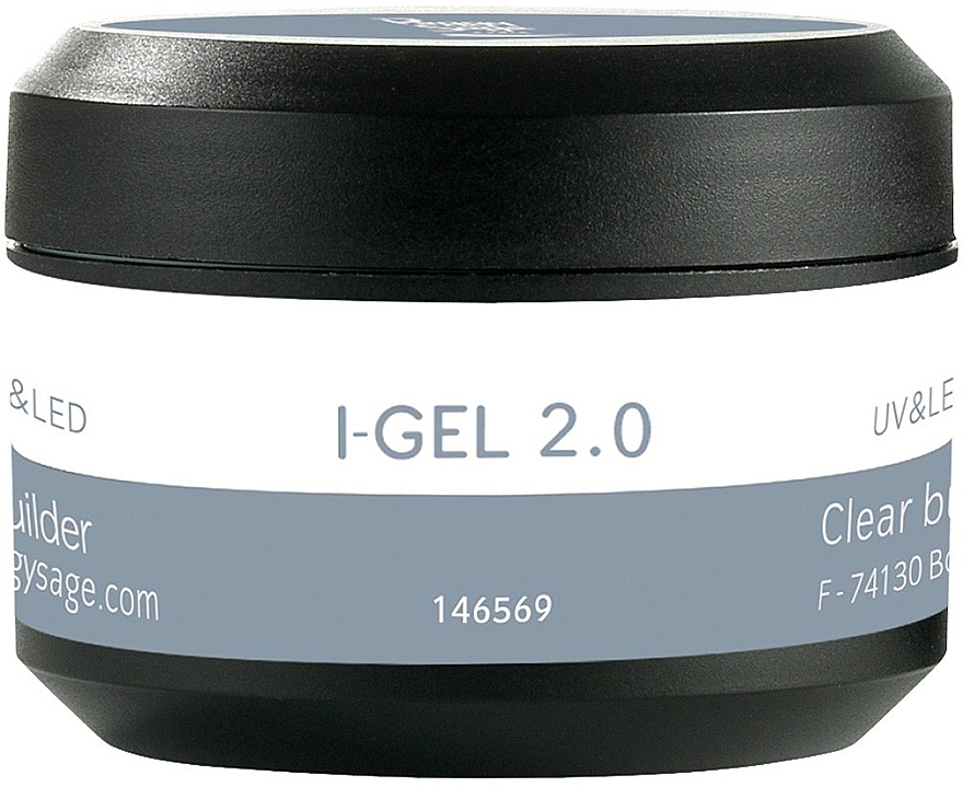 Builder Gel, transparent - Peggy Sage I-GEL 2.0 UV&LED Builder Gel Transparent — photo N2