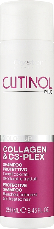 Shampoo for Coloured Hair - Oyster Cutinol Plus Collagen & C3-Plex Color Up Protective Shampoo — photo N2