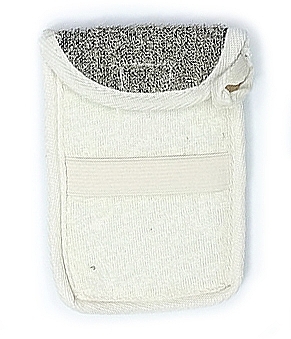 Hemp Fiber Soap Pouch with Cuff - He — photo N2