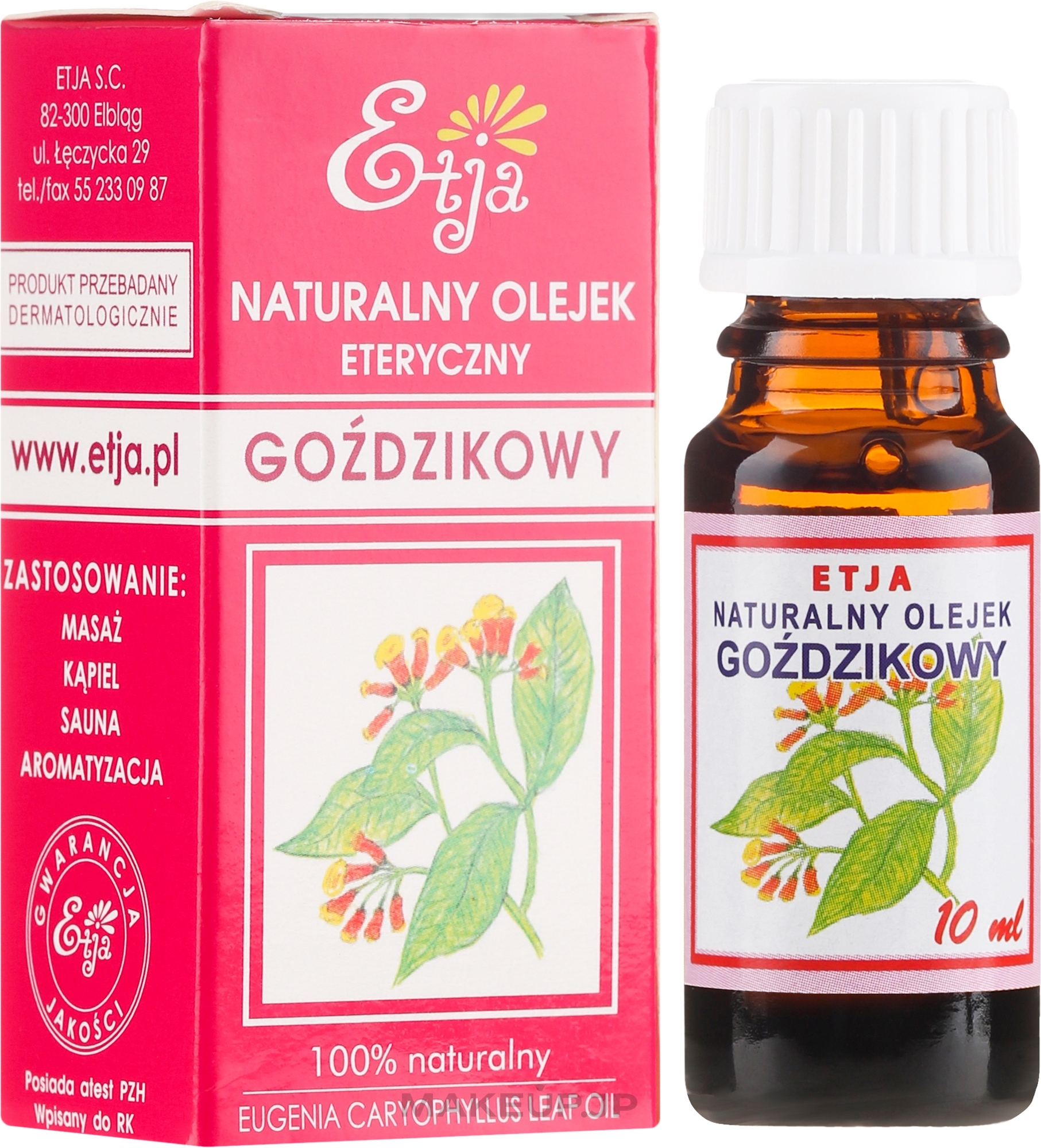 Natural Essential Carnation Oil - Etja Natural Essential Oil — photo 10 ml