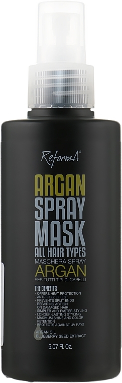 Argan Spray for All Hair Types - ReformA Argan Spray Mask For All Hair Types — photo N1