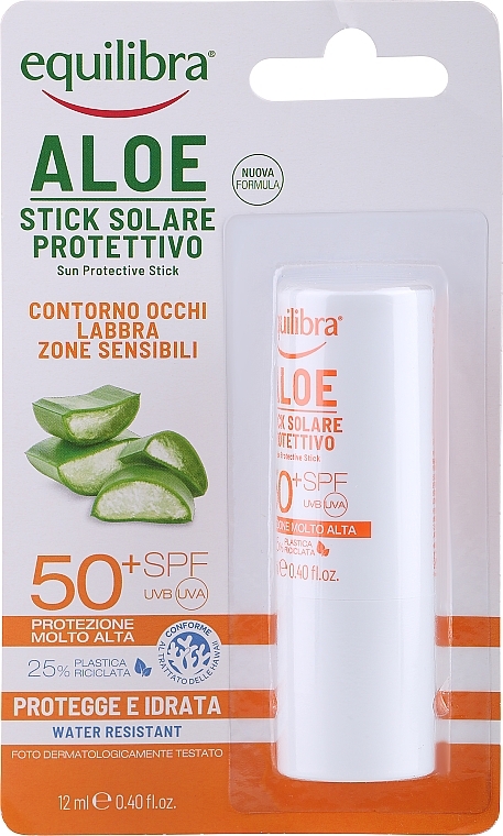 Sun Stick - Equilibra Aloe Line Sun Protection Stick SPF 50 — photo N1