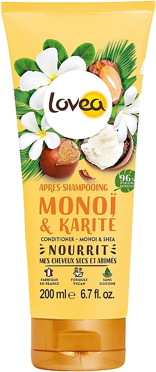 Monoi & Shea Butter Conditioner - Lovea Conditioner Monoi & Shea — photo N1