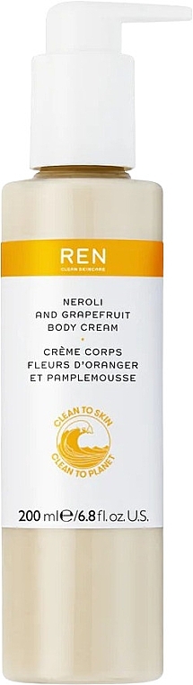 Neroli & Grapefruit Body Cream - Ren Neroli And Grapefruit Body Cream — photo N1