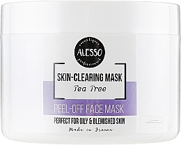 Fragrances, Perfumes, Cosmetics Alginate Anti-Inflammatory Face Mask with Tea Tree Oil - Alesso Professionnel Alginate Anti-Inflammation Peel-Off Face Mask With Tea Tree