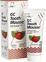 Fragrances, Perfumes, Cosmetics Fluoride-Free Tooth Mousse - GC Tooth Mousse Strawberry