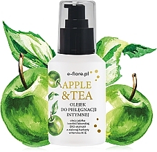 Fragrances, Perfumes, Cosmetics Intimate Wash Oil - E-Fiore Apple & Tea