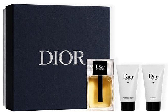 Dior Homme - Set (edt/100ml + show gel/50ml + after shave balm/50ml) — photo N1