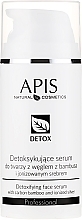Fragrances, Perfumes, Cosmetics Facial Detox-Serum for Oily and Combination Skin - APIS Professional Detox Detoxifying Face Serum With Carbon Bamboo And Ionized Silver