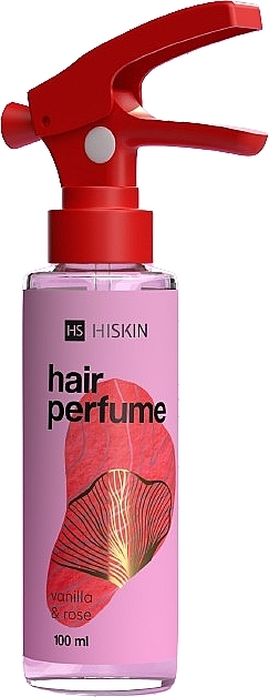 Scented Hair Spray 'Vanilla & Rose' - HiSkin Hair Parfume Vanilla & Rosa — photo N1