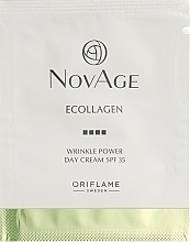 Fragrances, Perfumes, Cosmetics Anti-Wrinkle Day Cream SPF 30 - Oriflame NovAge Ecollagen Wrinkle Power SPF 35 (sample)