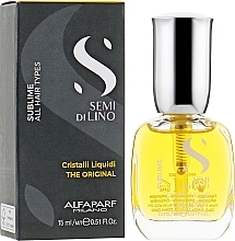 Liquid Hair Crystals - Alfaparf Semi di Lino Sublime Cristalli Liquidi — photo N3