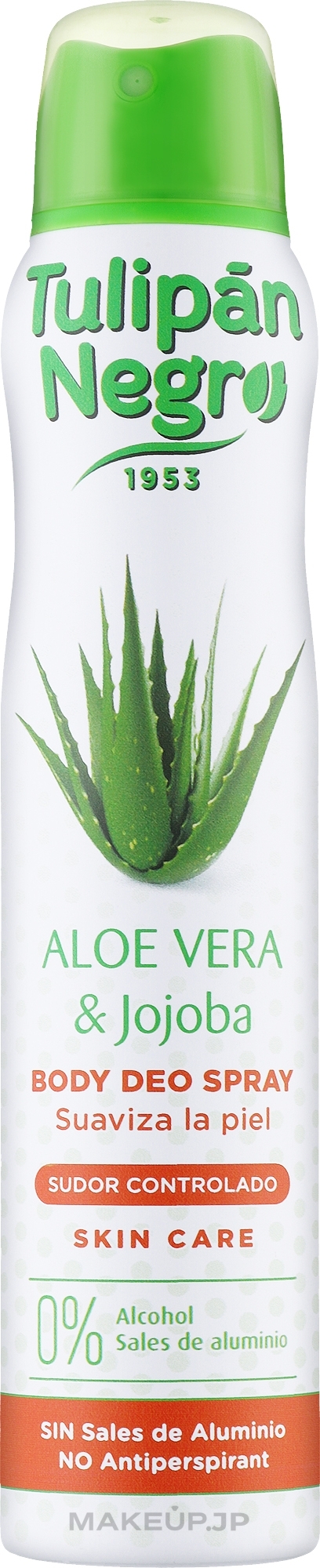 Aloe Vera & Jojoba Deodorant Spray - Tulipan Negro Body Deo Spray — photo 200 ml