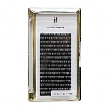 Fragrances, Perfumes, Cosmetics Individual Lashes 0.10-C, 9 mm - Ibra Volume Method