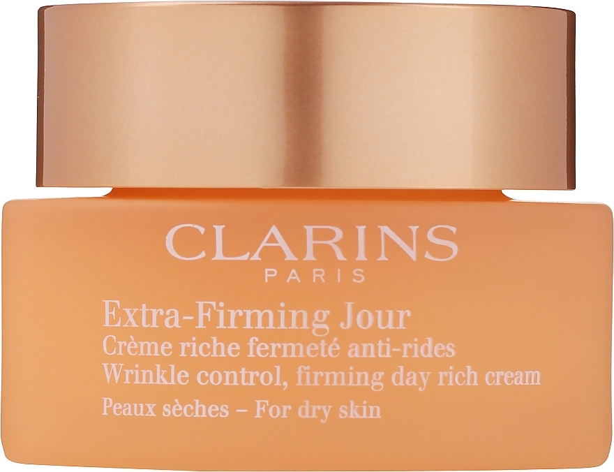 Day Face Cream - Clarins Extra-Firming Day Rich Cream For Dry Skin — photo N2