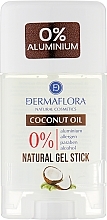 Fragrances, Perfumes, Cosmetics Coconut Oil Deodorant Stick - Dermaflora Natural Gel Stick Coconut Oil