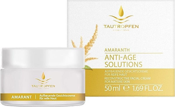 Revitalizing Cream - Tautropfen Amarant Anti-Age Solutions — photo N1