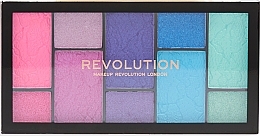 Eyeshadow Palette - Makeup Revolution Reloaded Dimension Eyeshadow Palette Vivid Passion — photo N2