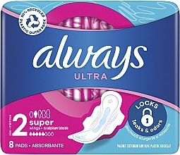 Sanitary Pads, 8pcs - Always Ultra Super Plus — photo N1