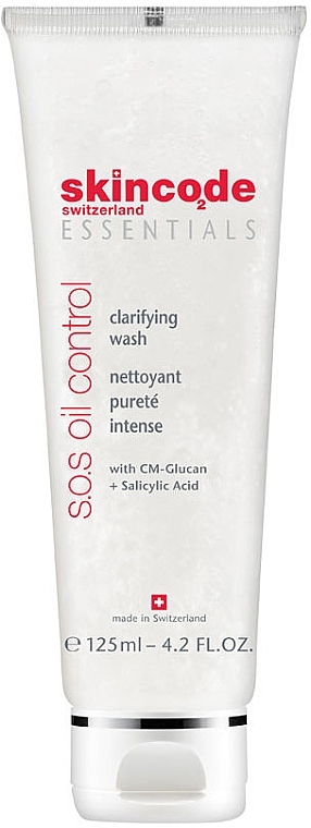 Face Wash - Skincode Essentials S.O.S Oil Control Clarifying Wash — photo N1