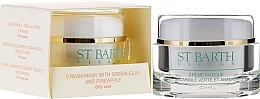 Fragrances, Perfumes, Cosmetics Green Clay and Pineapple Facial Cream Mask - Ligne St Barth Cream Mask With Green Clay And Pineapple