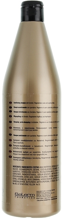 Protein Shampoo - Salerm Linea Oro Shampoo Protein — photo N4