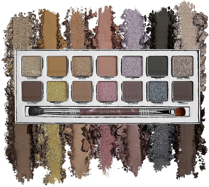 Eyeshadow Palette - Sigma Beauty Cool Neutrals Eyeshadow Palette — photo N4