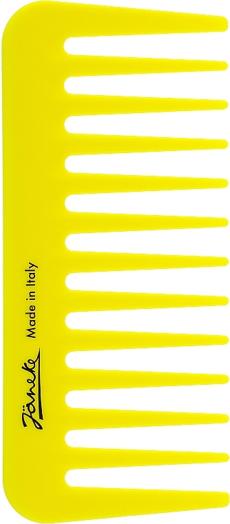 Comb, yellow - Janeke Supercomb Small — photo N1